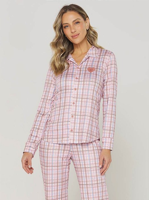 Pijama Feminino Longo Aberto 0416