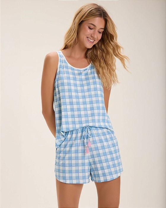 Pijama Feminino Curto Regata 2011091