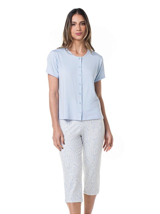 Pijama Feminino Capri Aberto 1364