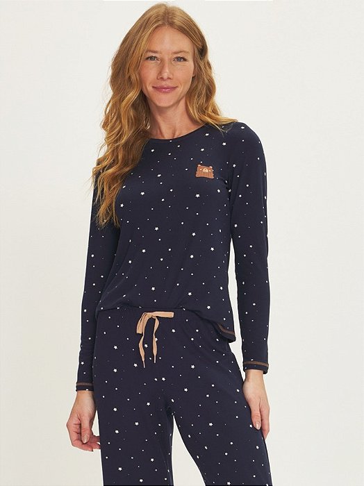 Pijama Feminino Longo 0494