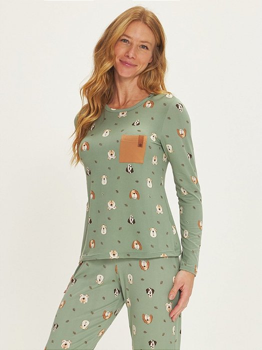 Pijama Feminino Longo 0497