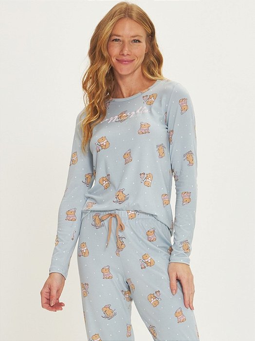 Pijama Feminino Longo 0518