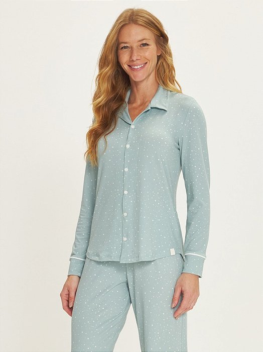 Pijama Feminino Longo Aberto 0604
