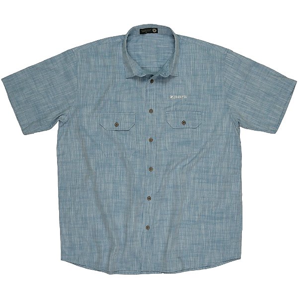 Uni Camisa Trade Bolsos com Lapela - ZPORT