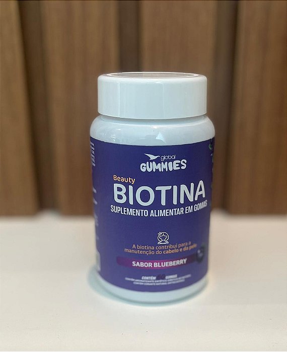 Gummies beauty biotina blueberry 60 unidades