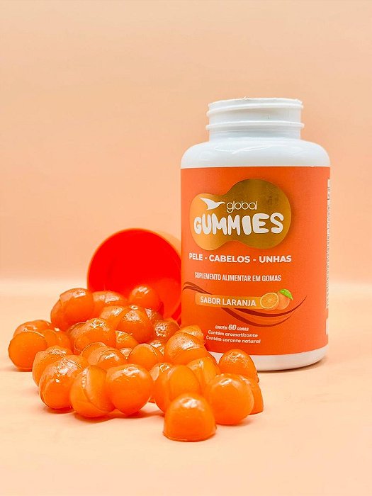 GUMMIES PELE, CABELO E UNHAS SABOR LARANJA
