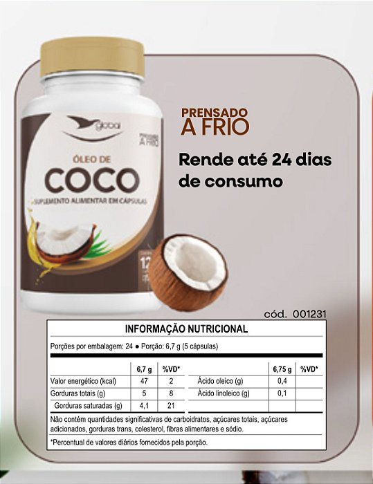 COCO 1000MG 120 CAPSULAS