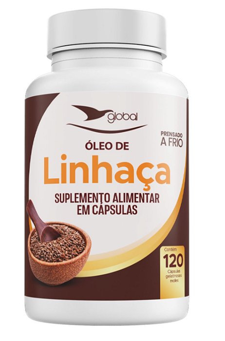 OLEO DE LINHACA 1000MG 120 CAPSULAS