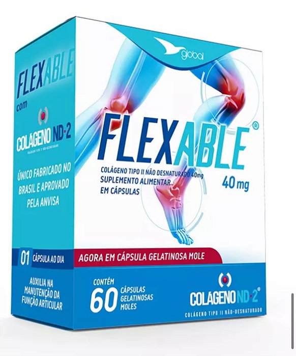 Colágeno Tipo II - CGM - 40mg - 60 Cápsulas