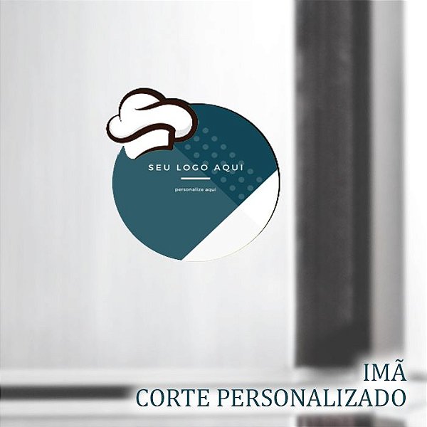 Imã de Geladeira Corte Personalizado