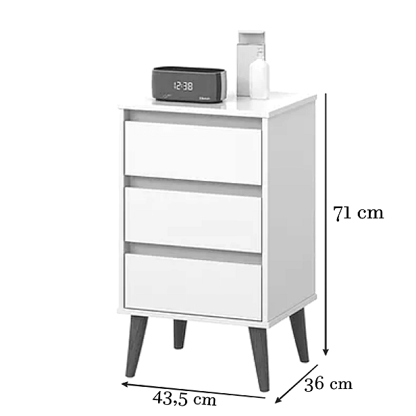 Mesa de Cabeceira RETRÔ WOOD