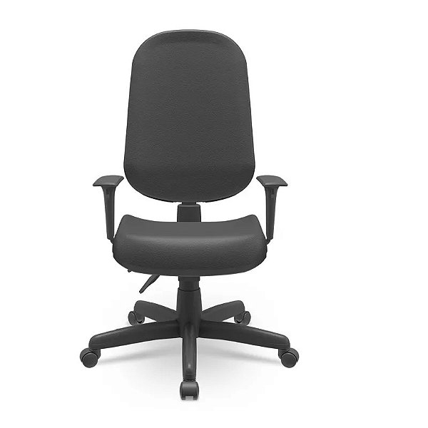 Cadeira Giratoria Presidente Operativa Plus Back System com Braço NR-17