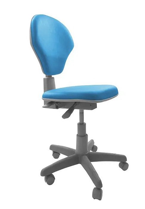 Mocho Odontologico Concha Back System Base Cinza NR-17