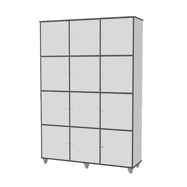 Roupeiro Guarda Volume 12 portas Polar
