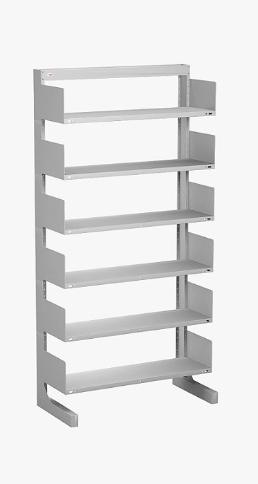 Estante para biblioteca chapa 22 1,98x0,92x0,32