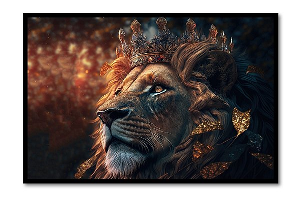 Quadro Decorativo - Leão 02