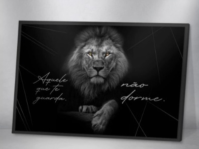 Quadro Decorativo - Leão 05