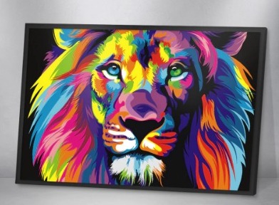 Quadro Decorativo - Leão 06