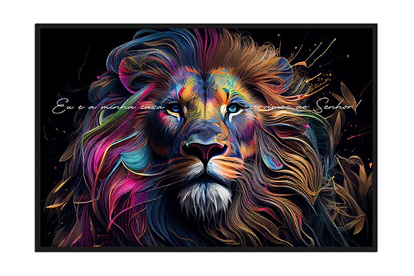 Quadro Decorativo - Leão 09