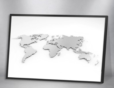 Quadro Decorativo - Mapa 01