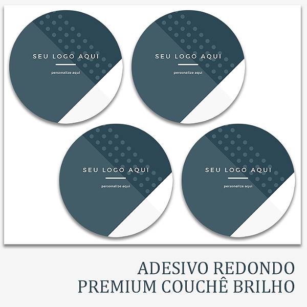 Adesivo Redondo 9,8x9,8 cm