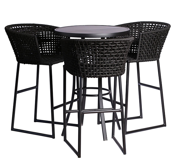 Conjunto Bistrô Sky 3 cadeiras e 1 mesa alta