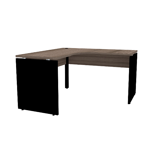 Mesa em L Pé Painel 1,35x1,35