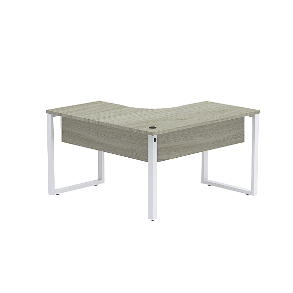 Mesa em L Pé Industrial 1,35x1,35