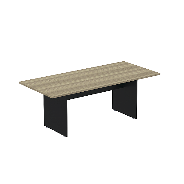 Mesa Reunião Pé Painel Retangular 2,0x0,90cm