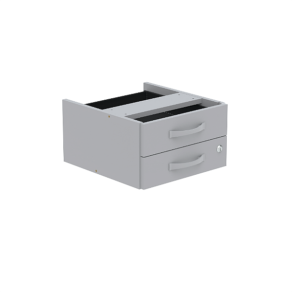 Gaveteiro aéreo para mesa Pé Painel 2 Gavetas