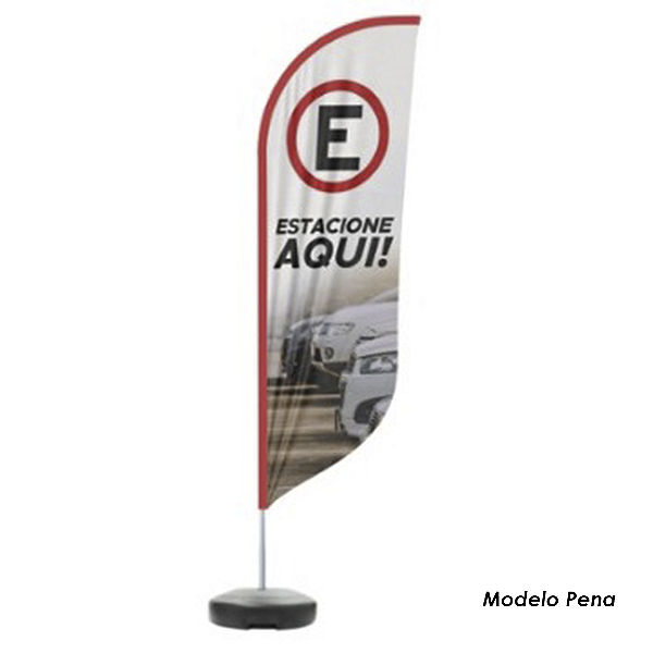 Wind Banner Tamanho P - 650x1900mm