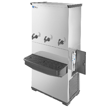 Bebedouro Industrial 100 litros RESIST em Inox com 3 Torneiras