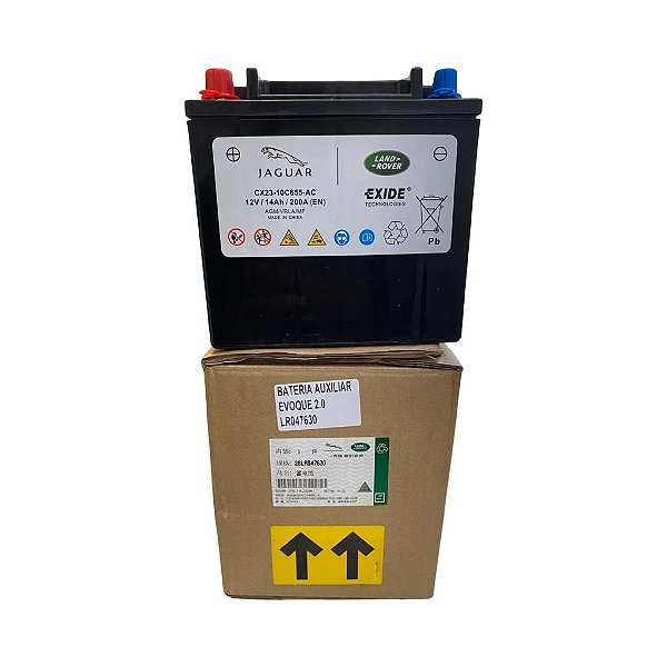 Bateria Auxiliar Original Land Rover Evoque 2.0 LR047630 CX2310C655AC ORIGINAL