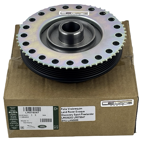 Par Polia Virabrequim Land Rover Discovery Sport 2.0 Freelander LR025252 LR078547