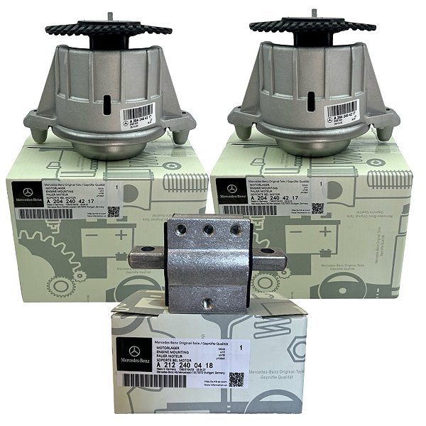 Kit Coxim Motor Câmbio  Mercedes C180 C200 C250 E250 A2042404217 A2042400117 A2122400418