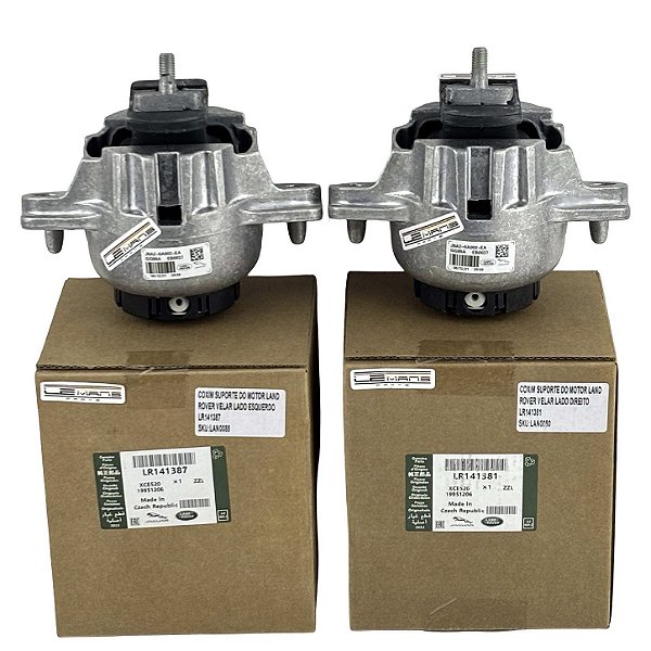 Par Coxim Suporte Motor Land Rover Velar LR141387 181513 LR133316 LR117098 ORIGINAL