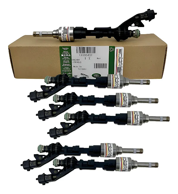 Kit 6 Bico Injetor Combustível Gasolina Land Rover Discovery Range Rover Sport Jaguar 3.0 LR105431 0261500296 C2D55182 ORIGINAL