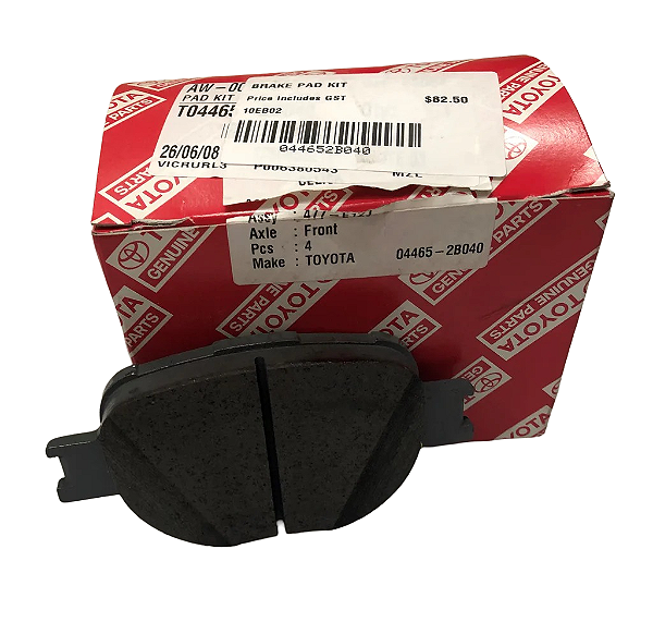 Pastilha Freio Dianteiro Toyota Corolla Prius 044652B040