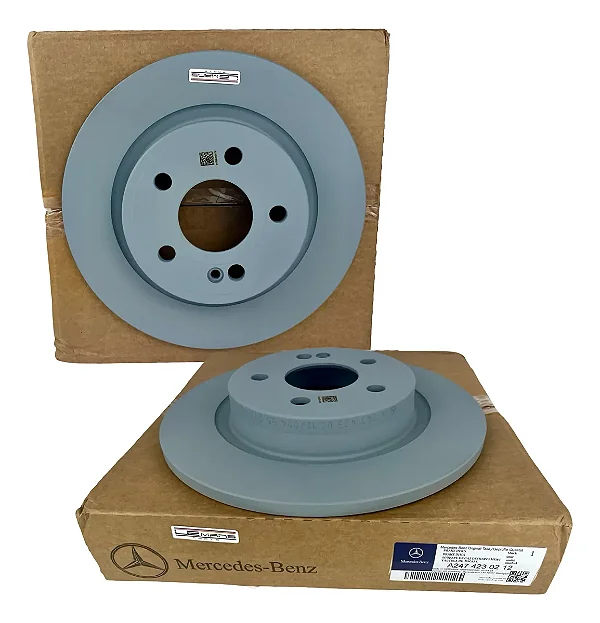 Par Disco Freio Traseiro Mercedes A200 B200 Gla220 Gla250 A2474230212