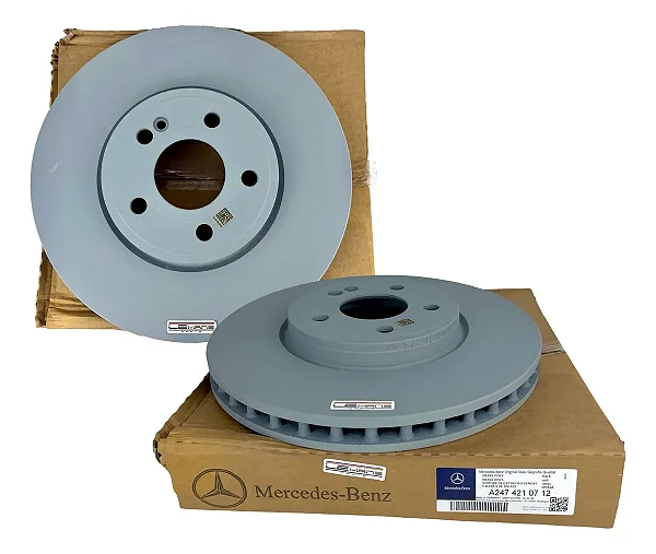 Par Disco Freio Dianteiro Mercedes Gla200 Glb200 X247 Cla250 A2474210712