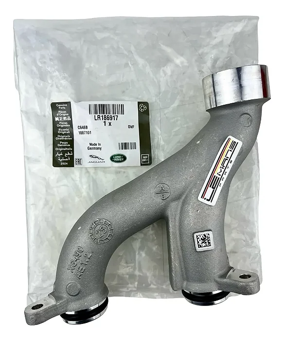 Tubo Água Refrigeração Land Rover Defender Discovery Range Rover Sport Velar LR186917 ORIGINAL