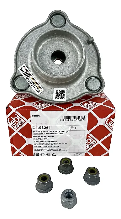 Coxim Amortecedor Dianteiro Sem Rolamento Mercedes C200 C300 Eqe300 Sl63 2063234200S1 198261 FEBI