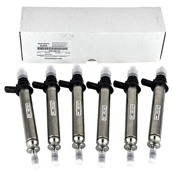 Kit 6 Bico Injetor Combustível Porsche 991 718 Gasolina 0PB128616B ORIGINAL