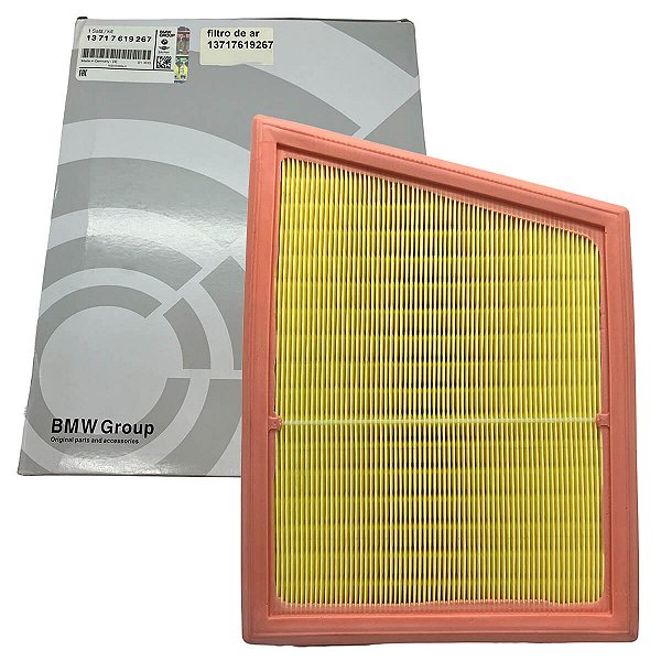 Filtro Ar F45 F48 X1 220i 13717619267 2013 2014 2015 2016 2017 2018 2019 2020 2021 2022 2023 2024 2025 2026Original BMW
