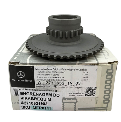 Engrenagem Virabrequim Mercedes Classe C W204 2007 2008 2009 2010 2011 2012 2013 2014 2015 2016 2017 2018 2019 2020 2021 2022 2023 2024 2025 2026 A2710521903