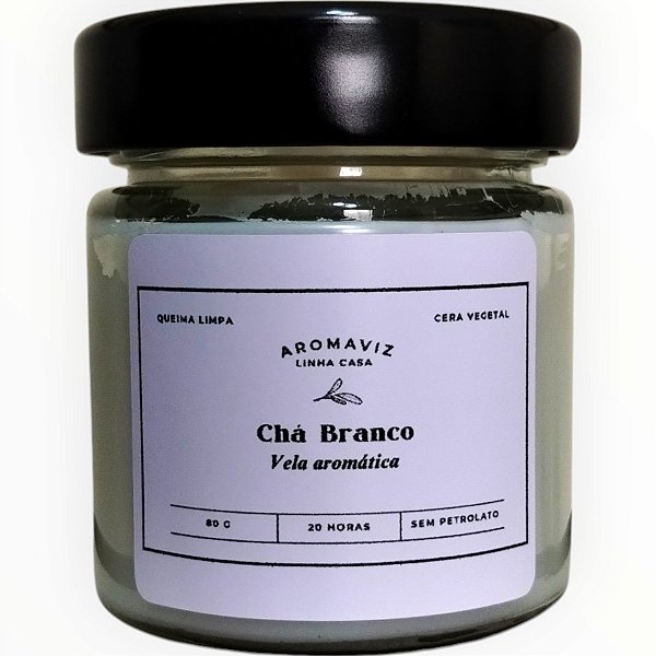 Vela Artesanal Vegetal Aromática Presente Premium Perfumada