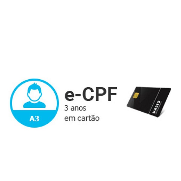 Certificado Digital e-Cpf A3 De 03 Anos Em Cartão – Ascon Certificados