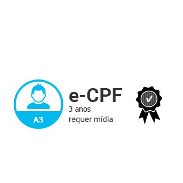 E-CPF A3 DE 3 ANOS