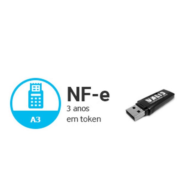 NFE|NFCE A3 DE 3 ANOS EM  TOKEN