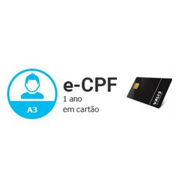 Certificado Digital e-Cpf A3 De 03 Anos Em Cartão – Ascon Certificados